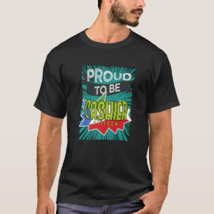 T-shirt Fière caissière citoyenne Profession travailleur d