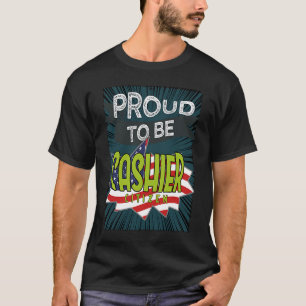 T-shirt Fière caissière citoyenne Profession travailleur d