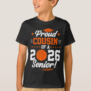 T-shirt Fière Cousine 2026 Basket-ball Senior Graphisme