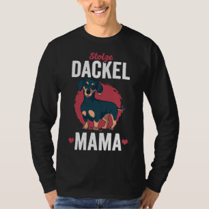T-shirt Fière Dachshund Maman Idée de chien
