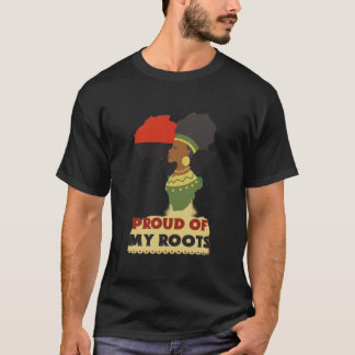 T-shirt Fière de mes racines