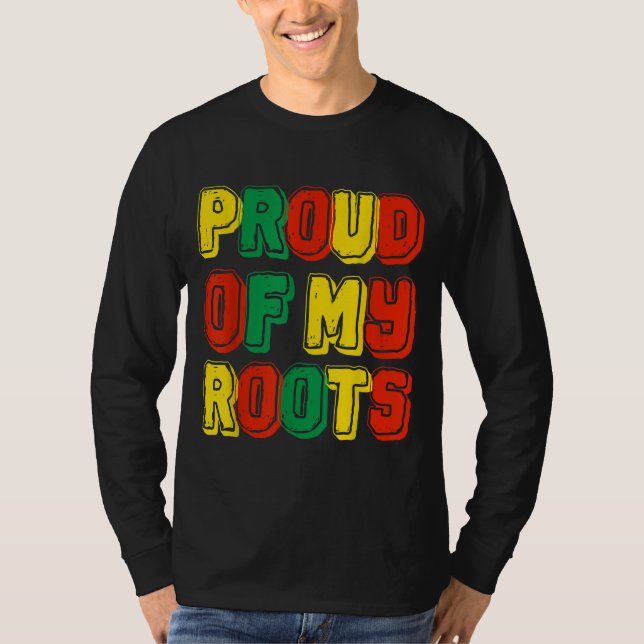 T-shirt Fière De Mes Racines (Devant)