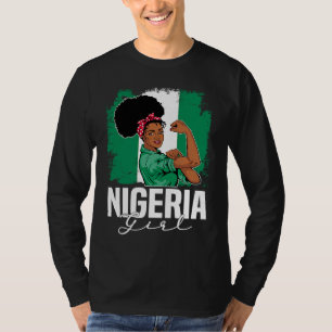 T-shirt Fière de mes racines nigérianes Nigéria BHM BLM Fi