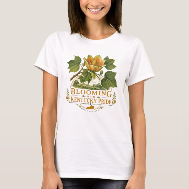 T-shirt Fière de son terroir régional (Devant)