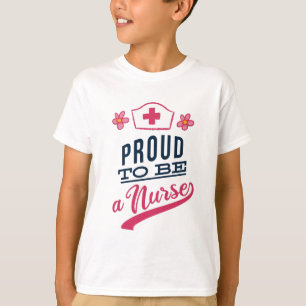T-shirt Fière d'être infirmière