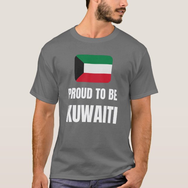 T-shirt Fière d'être koweïtienne (Devant)