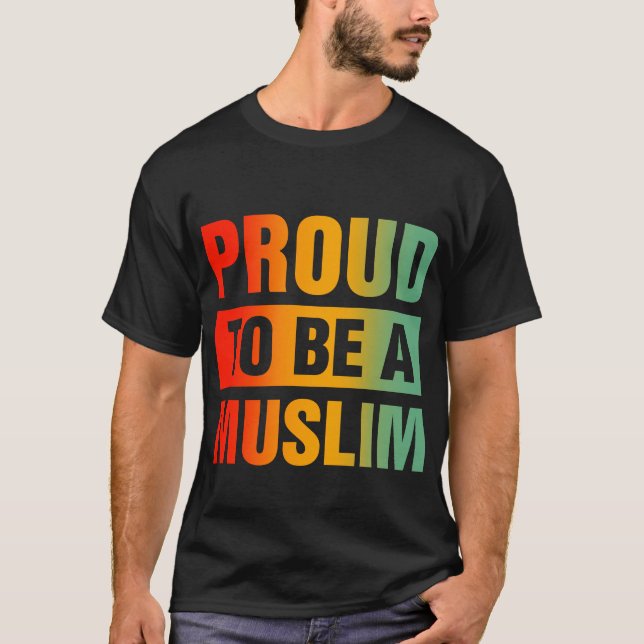 T-shirt Fière D'Être Musulmane (Devant)