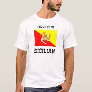 T-shirt Fière d'être sicilienne