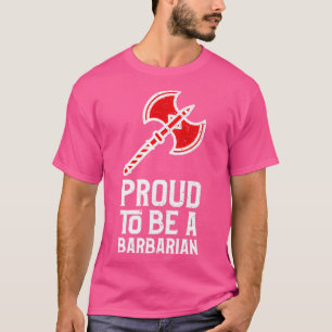 T-shirt Fière D'Être Un Rouge Barbare
