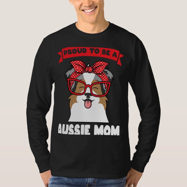 T-shirt fière d'être une maman aussie (Devant)