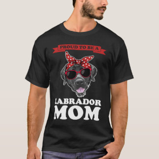 T-shirt fière d'être une mère labrador labrador