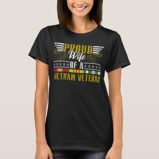 T-shirt Fière épouse d'un vétéran du Vietnam| Fière vétéri