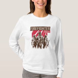 T-shirt Fière équipe de pompiers
