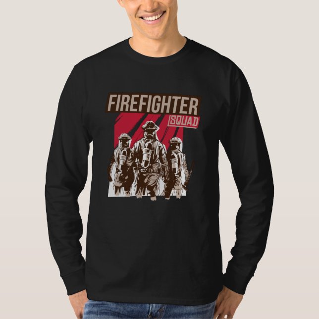 T-shirt Fière escouade de pompiers (Devant)