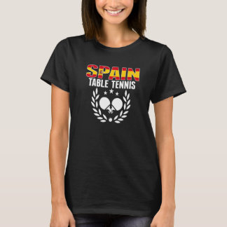 T-shirt Fière Espagne tennis de table espagnol ping-pong s