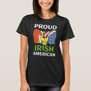 T-shirt Fière Famille Irlandaise Américaine Irlande Racont
