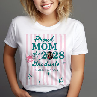 T-shirt Fière Famille Mignonne Élégante  Diplôme Personnal