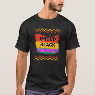 T-shirt Fière Feminisme féministe noire Pri afro-américain