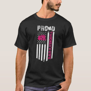 T-shirt Fière Femme De Trucker Arrêter La Coercition Usa C