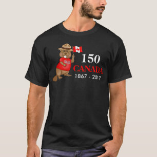 T-shirt Fière fête canadienne du castor 150