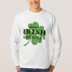 T-shirt Fière fête irlandaise américaine de la Saint Patri