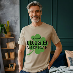 T-shirt Fière fête irlandaise américaine de la Saint Patri