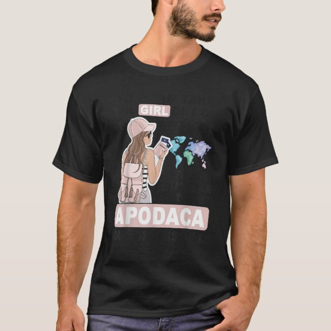 T-shirt Fière fille Cool Apodaca de la ville d'Apodaca (Devant)