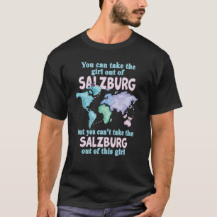 T-shirt Fière Fille De Salzbourg Relocalisation De Salzbou