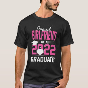 T-shirt Fière Fille D'Une 2022 Graduate Senior Face Ma