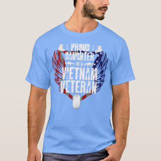 T-shirt Fière fille Fête des pères Vietnam Vétérinaire