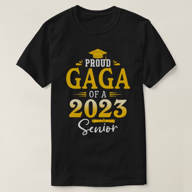 T-shirt Fière GAGA D'Un Diplôme Supérieur De 2022 (Design devant)