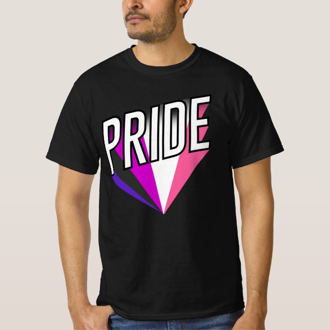 T-SHIRT FIÈRE GENDERFLUID (Devant)