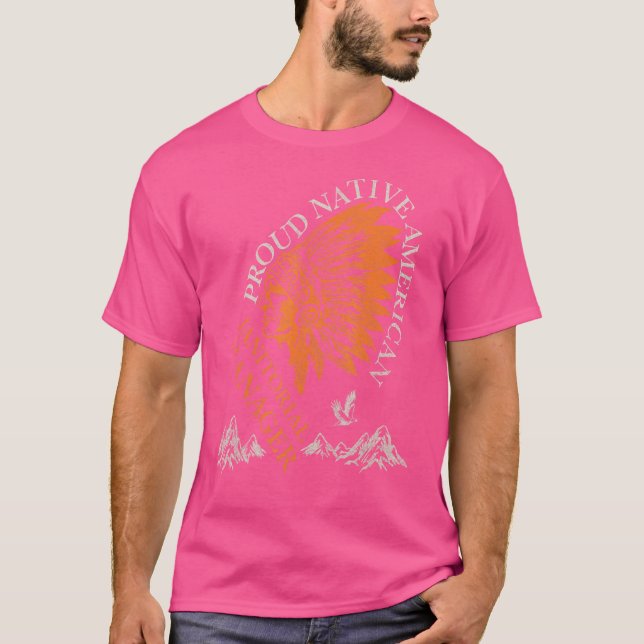 T-shirt Fière gestionnaire intérimaire de l'emploi amérind (Devant)