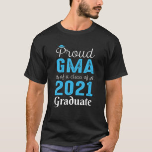 T-shirt Fière Gma D'Une Classe De 2021 Graduate Funny Seni