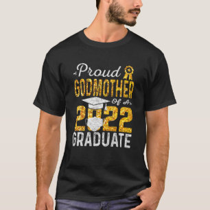 T-shirt Fière Godmère D'Un Masque Visage De 2022 Gradué