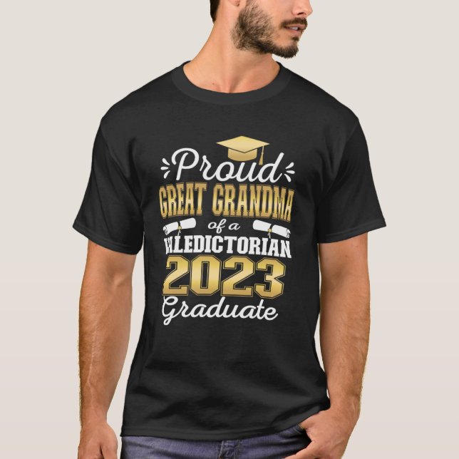 T-shirt Fière grand grand-mère de Valedictorian 2023 Class (Devant)