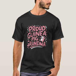 T-shirt Fière grand-mère cobaye Amoureuse de rongeur migno