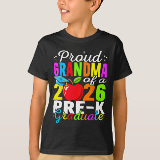 T-shirt Fière grand-mère de la promotion 2026 de maternell