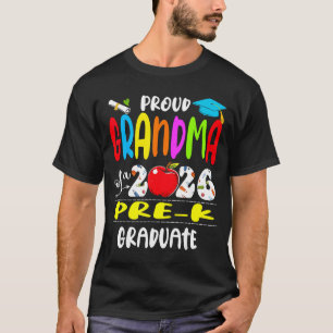 T-shirt Fière grand-mère de la promotion 2026 de maternell