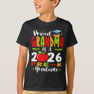 T-shirt Fière grand-mère des diplômés de la maternelle 202