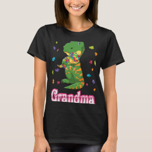T-shirt Fière grand-mère Dinosaur Sensibilisation sur l'au