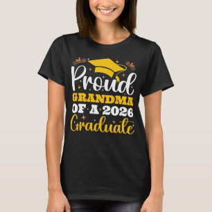 T-shirt Fière grand-mère d'un diplômé personnalisé 2026