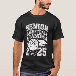 T-shirt Fière Grand-Mère D'Un Senior De Basketball 2025 Gr