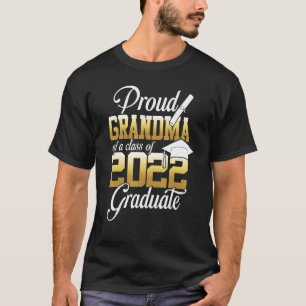 T-shirt Fière Grand-Mère D'Une Classe De 2022 Diplômée Sen