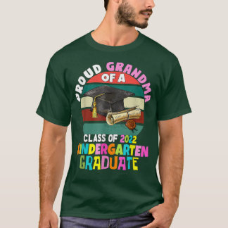T-shirt Fière Grand-Mère D'Une Classe De 2022 Maternelle