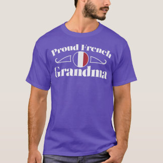 T-shirt Fière Grand-mère française France Grand-mère Fiert