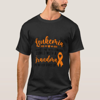 T-shirt Fière grand-mère leucémique d'un grand guerrier co