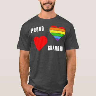 T-shirt Fière grand-mère LGBT Pride Mois Tee LGBTQ Soutien