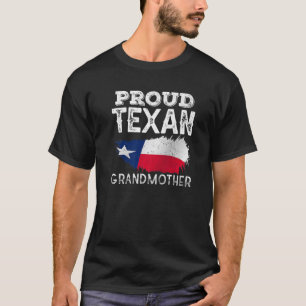 T-shirt Fière grand-mère texane Patriotique Texas Pride mi