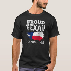 T-shirt Fière grand-mère texane Patriotique Texas Pride mi